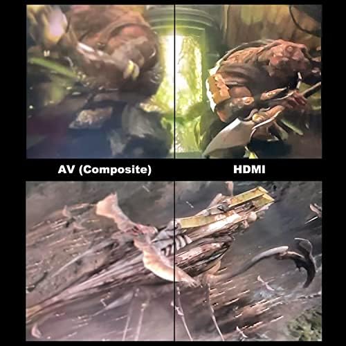 [פלט אות RGB] PS2 למתאם HDMI, כבל JadeBones HD HDMI, PS1/PS2 לממיר HDMI עבור פלייסטיישן 1 ופלייסטיישן